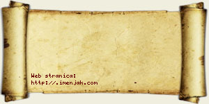 Jagoda Brošković vizit kartica